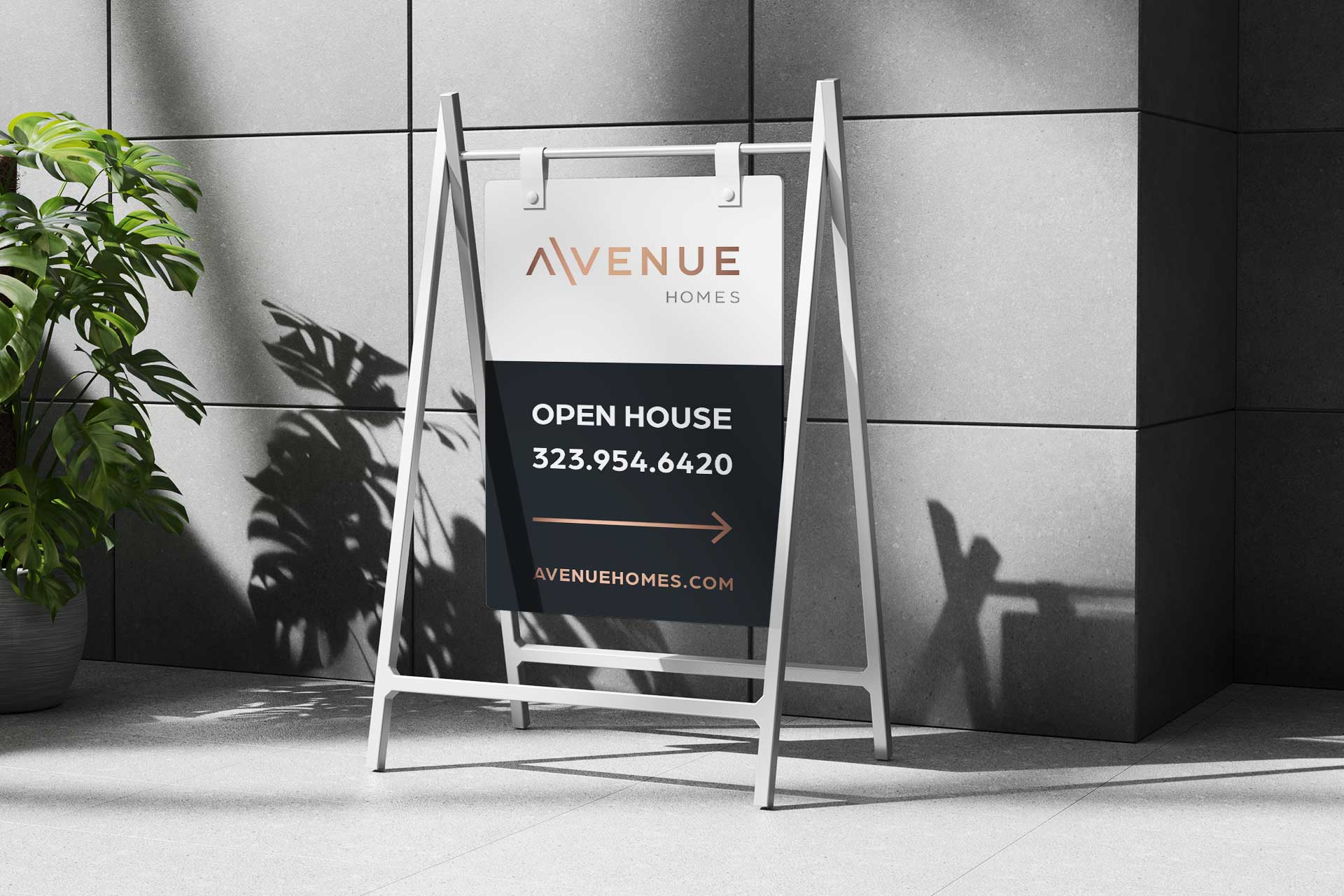Avenue Homes Sign