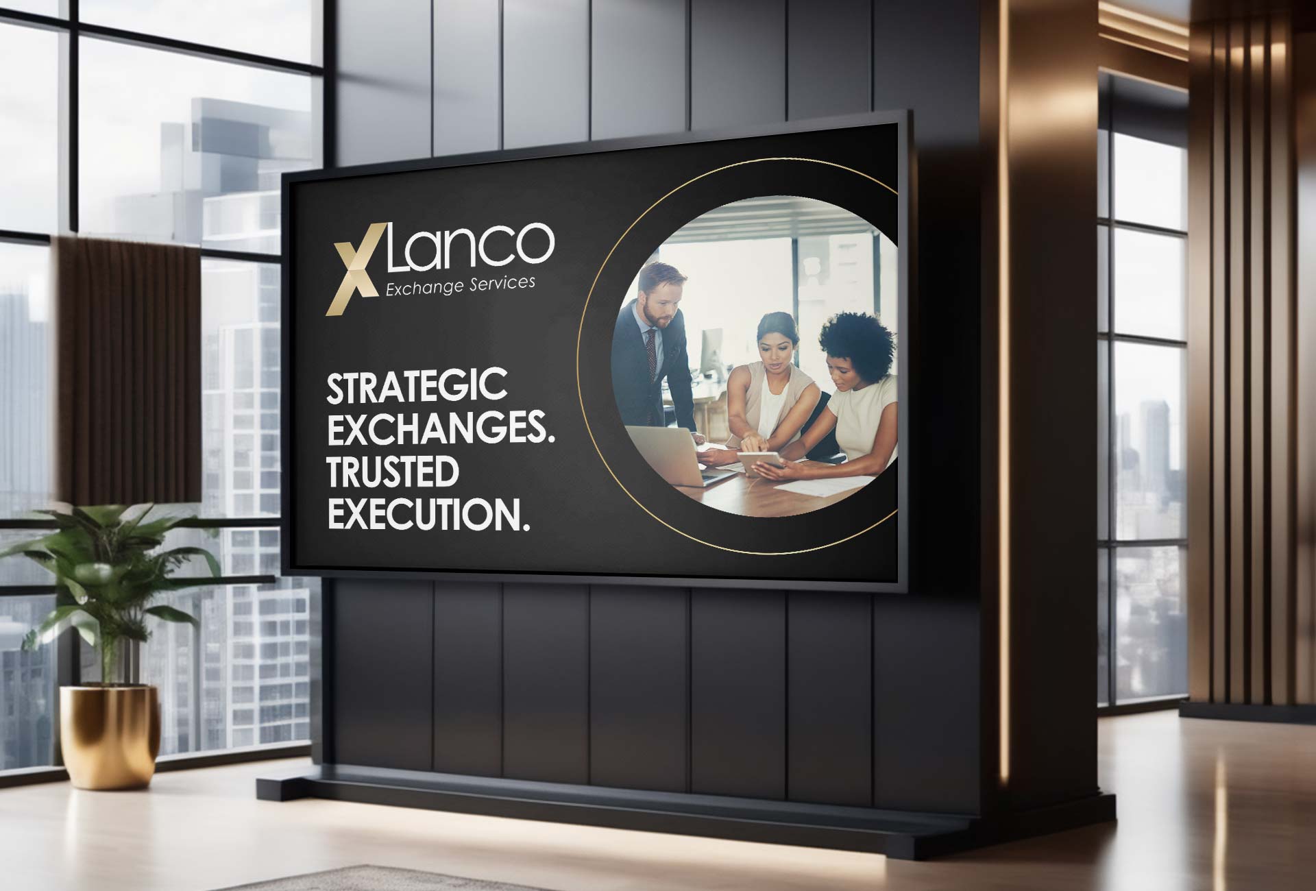 Lanco Exchange Sign